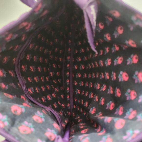 Vera Bradley Hipster Women's Purple Quilted Crossbody Bag - Picture 5 of 6